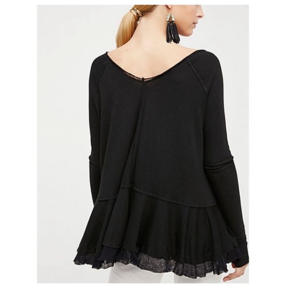 We The Free Black Layered Tunic Top - Picture 2 of 5